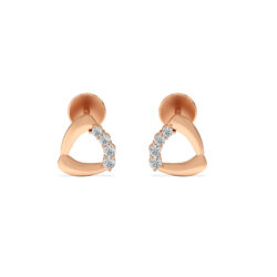 Trio Curve Diamond Earrings