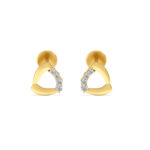 Trio Curve Diamond Earrings