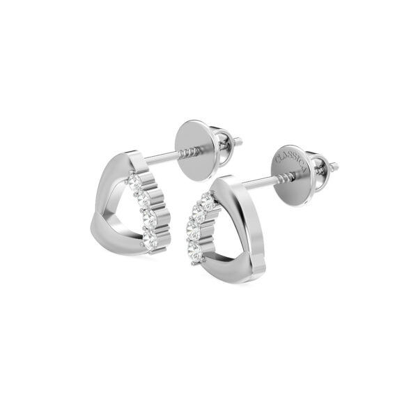 Trio Curve Diamond Earrings