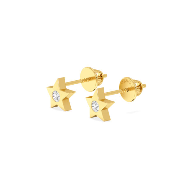 Twinkling Stars Diamond Studs Earrings
