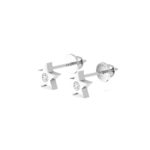 Twinkling Stars Diamond Studs Earrings