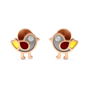 Sparrow Whisper Diamond Studs Earrings