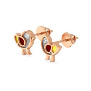 Sparrow Whisper Diamond Studs Earrings