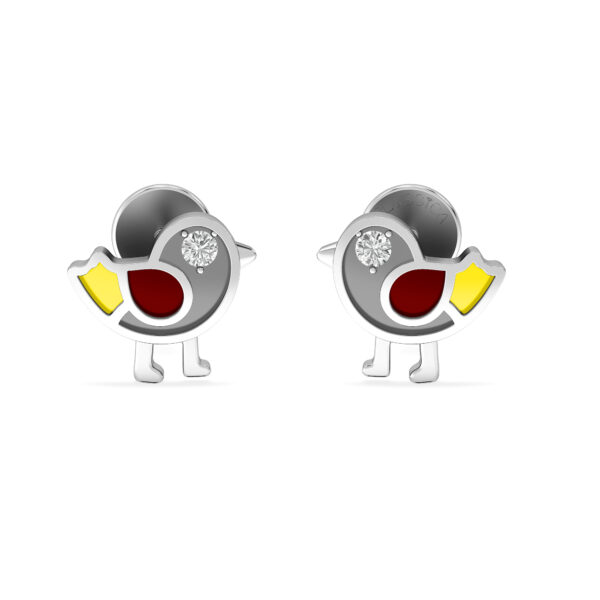 Sparrow Whisper Diamond Studs Earrings