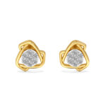 Luxe Spiral Diamond Studs Earrings