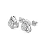 Luxe Spiral Diamond Studs Earrings