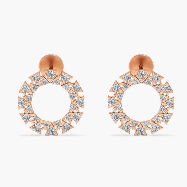 Timeless Ornate Diamond Stud Earrings
