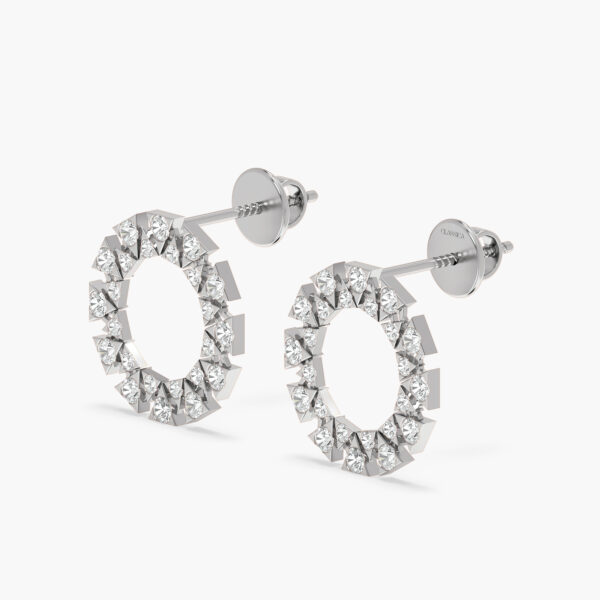 Timeless Ornate Diamond Stud Earrings