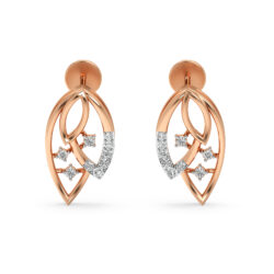 Petal Harmony Diamond Earrings