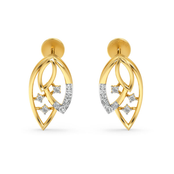 Petal Harmony Diamond Earrings