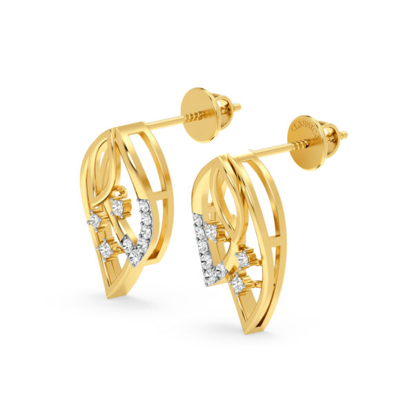 Petal Harmony Diamond Earrings