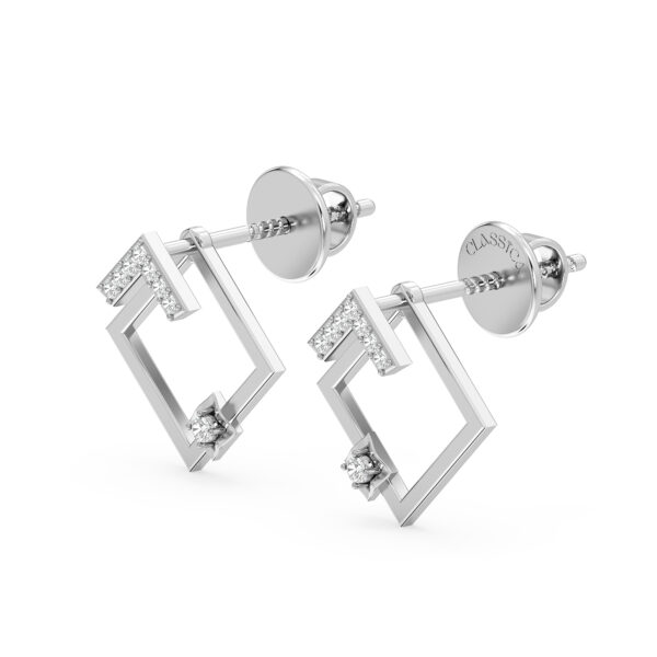 Radiant Rhombus Earrings Studs