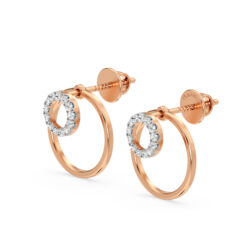 Celestial Halo Diamond Earrings