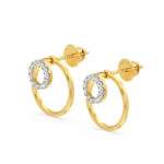 Celestial Halo Diamond Earrings
