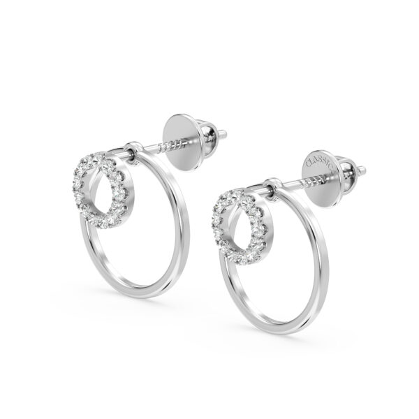 Celestial Halo Diamond Earrings