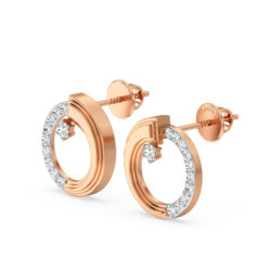 LustreLoop Diamond Earrings