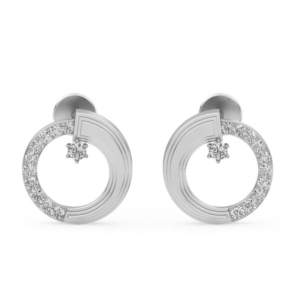 LustreLoop Diamond Earrings