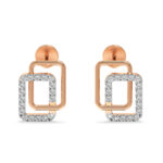Interlocked Matrix Diamond Studs Earrings Interlocked Matrix Diamond Studs Earrings