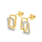 Interlocked Matrix Diamond Studs Earrings Interlocked Matrix Diamond Studs Earrings