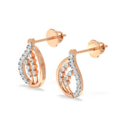 Midnight Star Glamour Diamond Studs Earrings