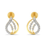 Midnight Star Glamour Diamond Studs Earrings