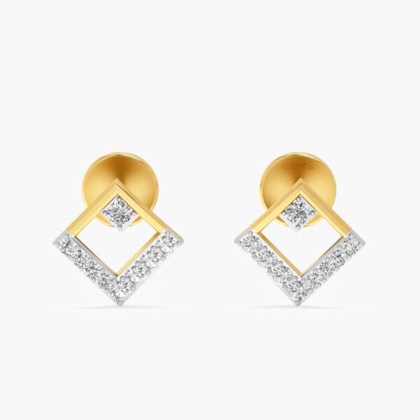 Minimal Chic Diamond Studs Earrings