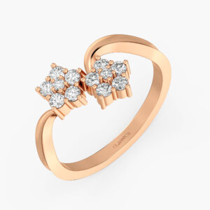 Dual Flower Ring