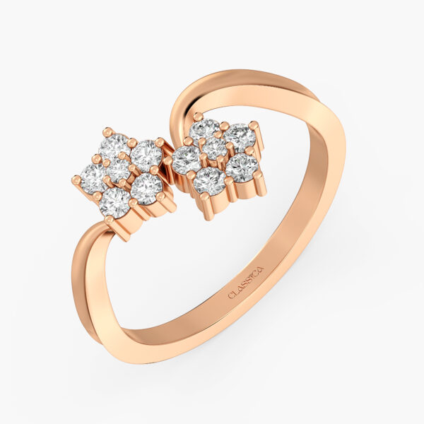 Dual Flower Ring