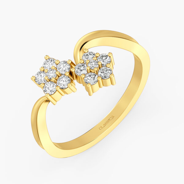 Dual Flower Ring