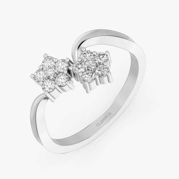 Dual Flower Ring
