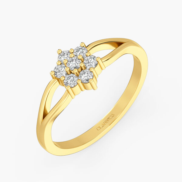 Floral Glow Nakshatra Diamond ring