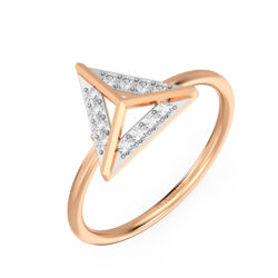 Triangle Shaped Diamond ring