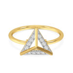 Triangle Shaped Diamond ring