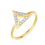 Triangle Shaped Diamond ring