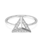 Triangle Shaped Diamond ring