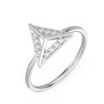 Triangle Shaped Diamond ring