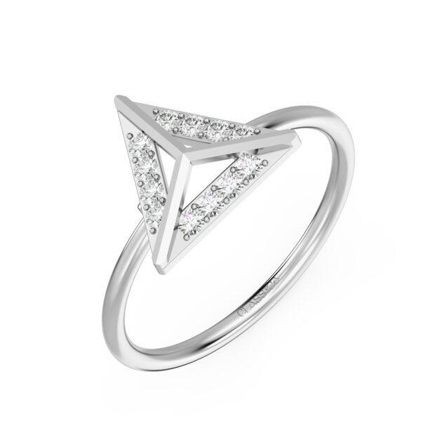 Triangle Shaped Diamond ring
