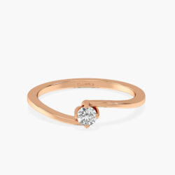 Golden Vow Solitaire Ring