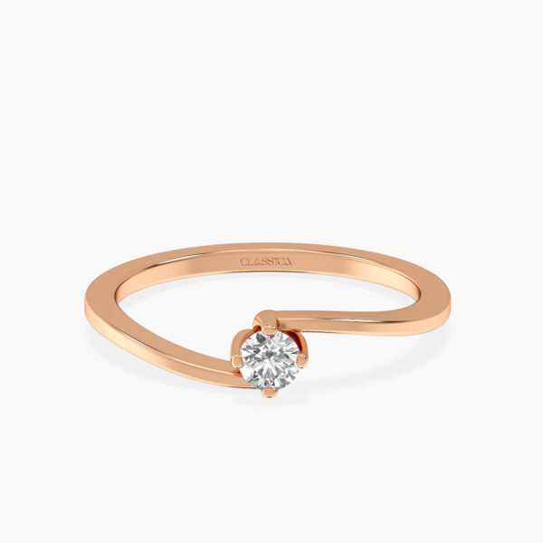 Golden Vow Solitaire Ring
