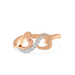 Infinity Heart Diamond Ring