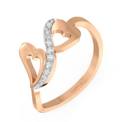 Infinity Heart Diamond Ring