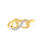Infinity Heart Diamond Ring