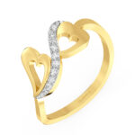Infinity Heart Diamond Ring