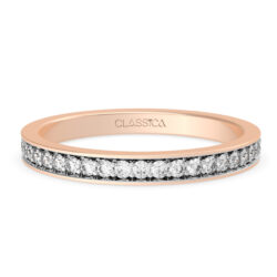 Half eternity Band With Nonstop Diamond Shine