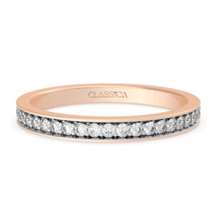 Minimalist Band With Nonstop Diamond Shine