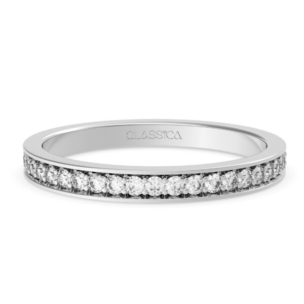 Minimalist Band With Nonstop Diamond Shine