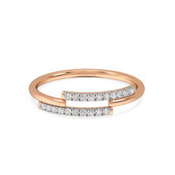 Contemporary Split Band Ring