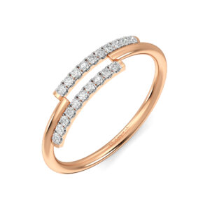 Contemporary Split Band Ring