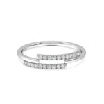 Contemporary Split Band Ring