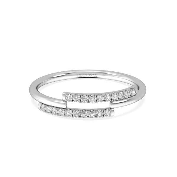 Contemporary Split Band Ring